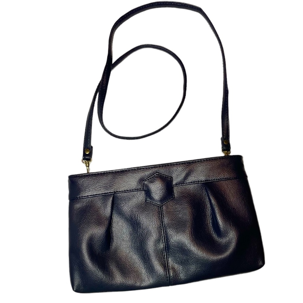 Vintage Square Blue Rectangular Crossbody Purse - image 1